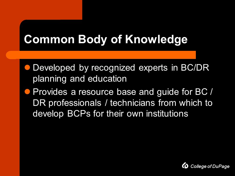 Body of knowledge